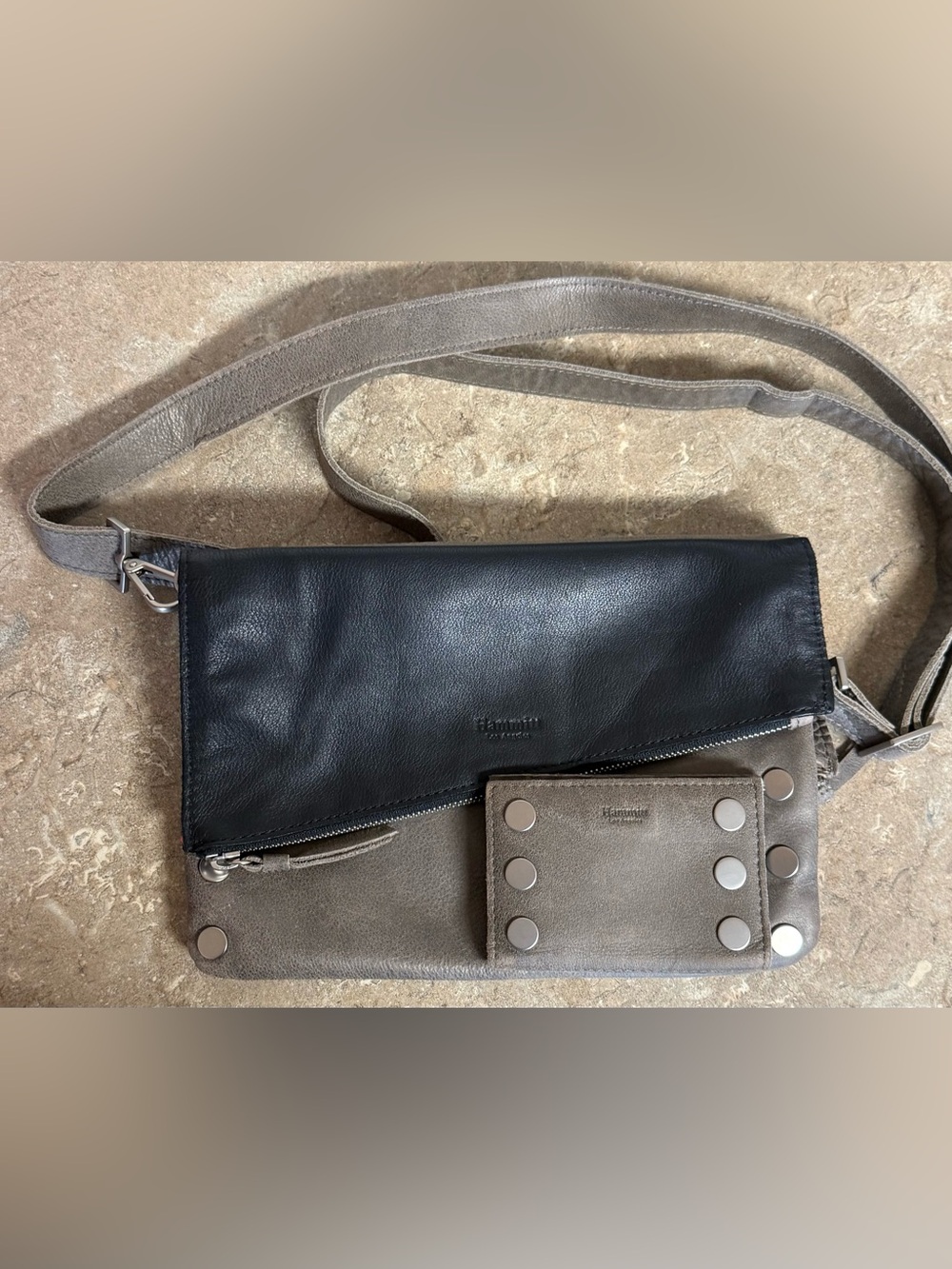HAMMIT VIP Leather Crossbody/Clutch Purse